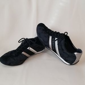 COACH Jayme black signature C sneakers, 8M